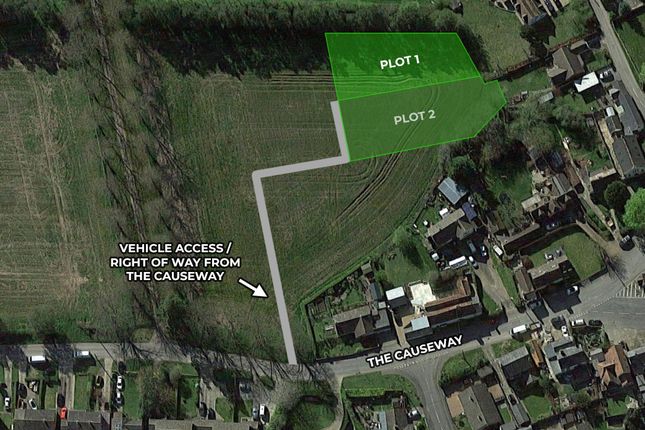 Thumbnail Land for sale in The Causeway, Toppesfield, Halstead
