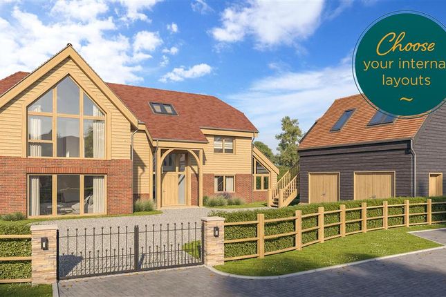 Thumbnail Detached house for sale in Basser Hill, Lower Halstow, Sittingbourne, Kent