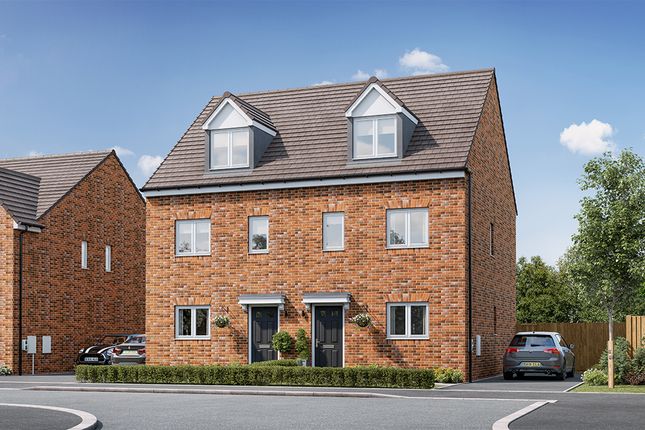 Thumbnail Semi-detached house for sale in "The Selset" at Breach Lane, Tean, Stoke-On-Trent