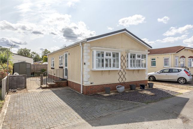 Thumbnail Mobile/park home for sale in Meadowlands, Addlestone, Surrey