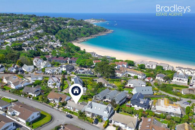 Thumbnail Bungalow for sale in Gwelanmor Road, Carbis Bay, St. Ives, Cornwall