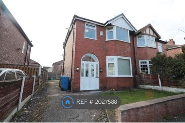 Thumbnail Semi-detached house to rent in Ravenswood Road, Stretford, Manchester