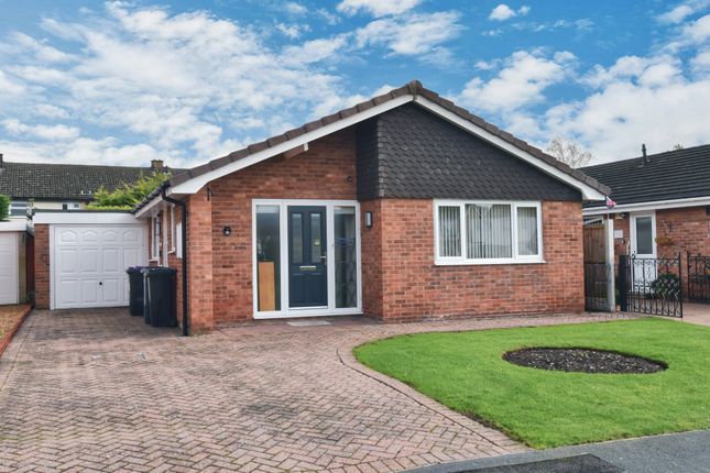 Thumbnail Detached bungalow for sale in Campbell Road, Market Drayton