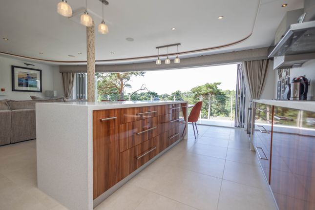 Open Plan Shot Of Kitchen + Living Room
