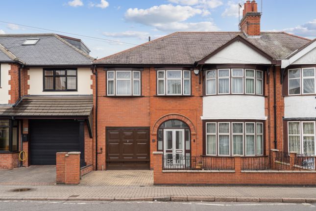 Thumbnail Semi-detached house for sale in Evington Road, Leicester