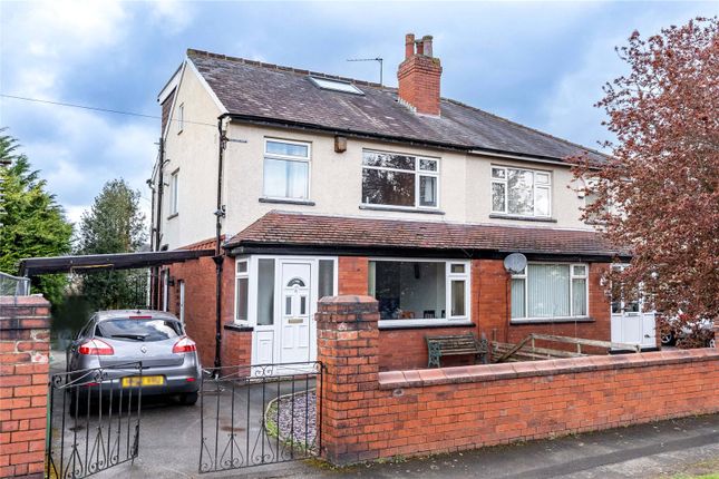 Thumbnail Semi-detached house for sale in Gipton Wood Road, Oakwood, Leeds