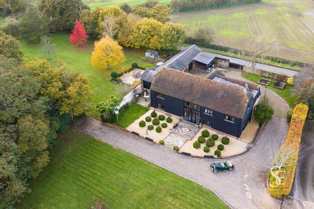 Aerial Of Barn Rear