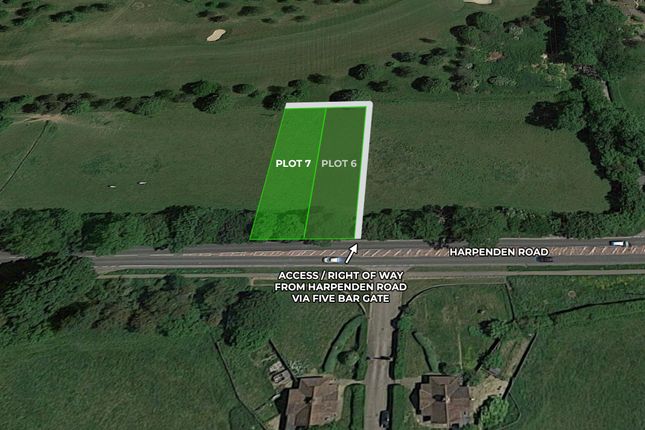 Thumbnail Land for sale in Plot 7, Land Adjacent To Foxwood Lodge, Harpenden Road, St. Albans, Hertfordshire