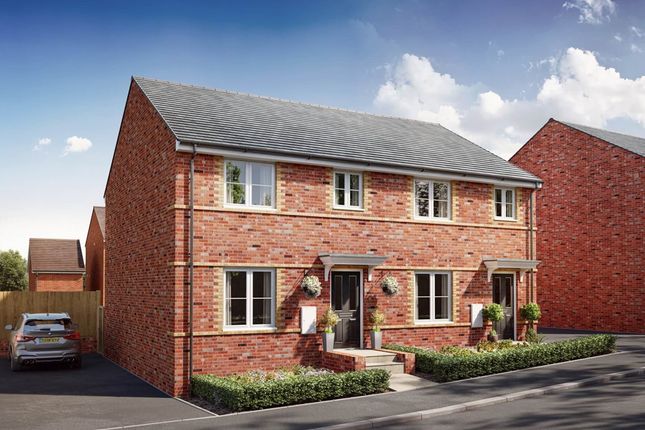 Thumbnail Semi-detached house for sale in "The Byford - Plot 224" at Bushy Grove, Rumwell, Taunton