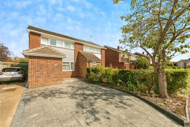 Thumbnail Semi-detached house for sale in Millbank Crescent, Woodley