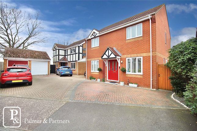 Thumbnail Detached house for sale in Thackeray Grove, Stowmarket, Suffolk