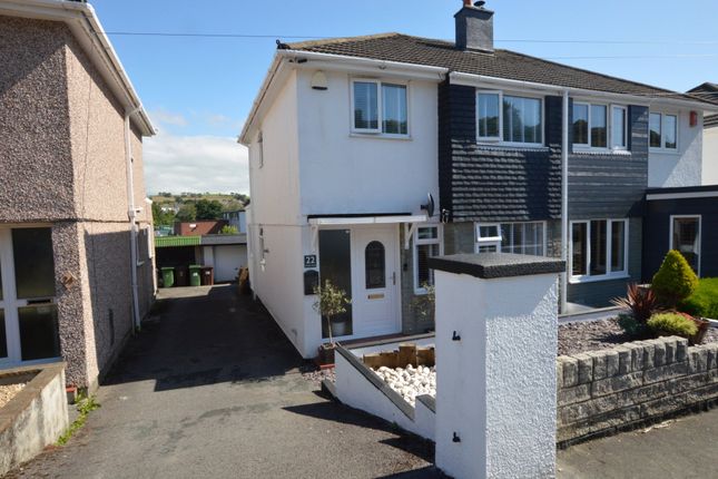 Thumbnail Semi-detached house for sale in Dudley Road, Plympton, Plymouth, Devon