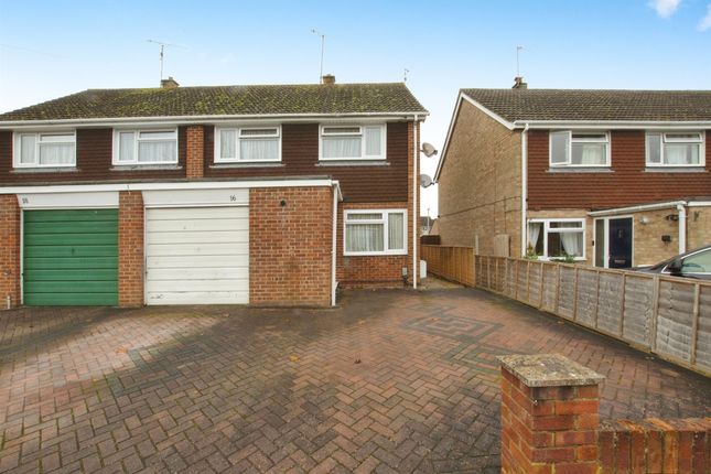Thumbnail Semi-detached house for sale in Longfield Close, Durrington, Salisbury
