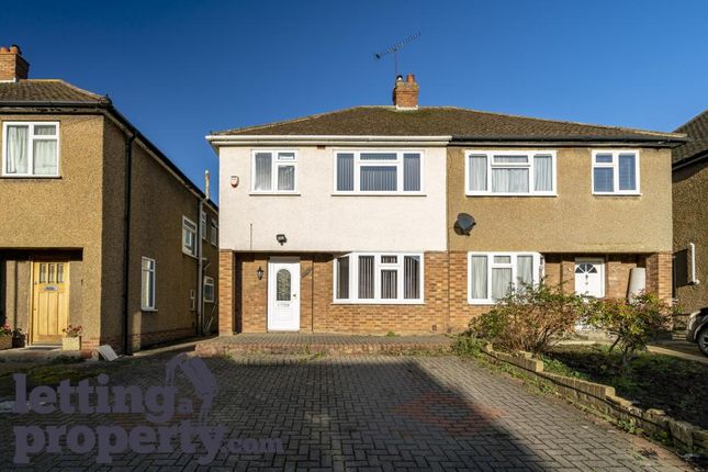 Thumbnail Semi-detached house to rent in Oxford Drive, Ruislip