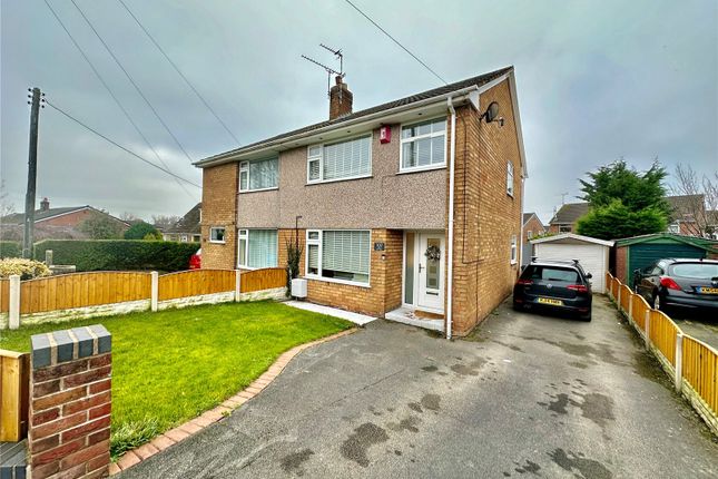 Thumbnail Semi-detached house for sale in Moorcroft, New Brighton, Mold, Flintshire