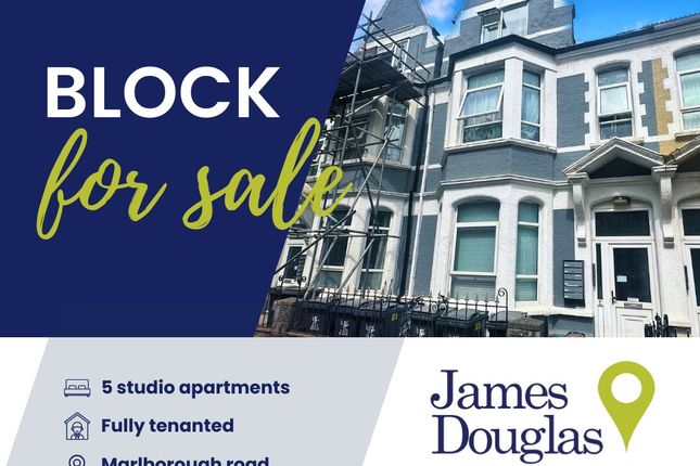 Thumbnail Block of flats for sale in Marlborough Road, Roath, Cardiff