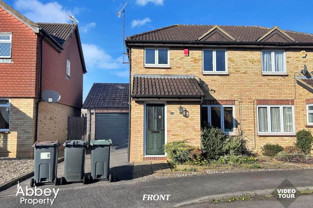 Thumbnail Semi-detached house to rent in Elveden Close, Luton