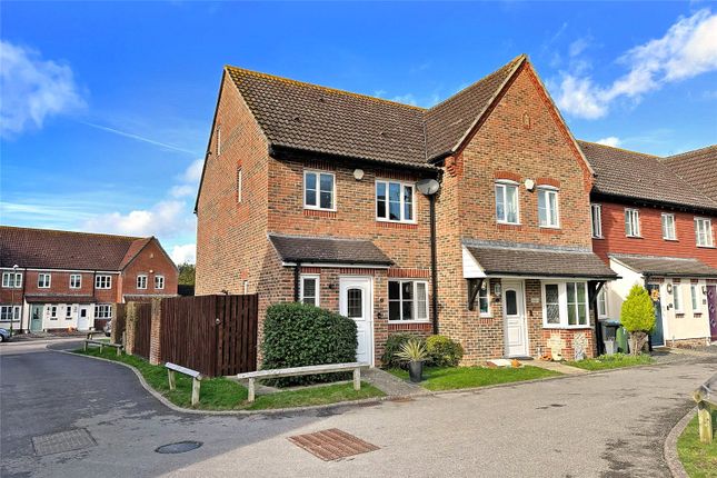 End terrace house to rent in The Poplars, Littlehampton, West Sussex