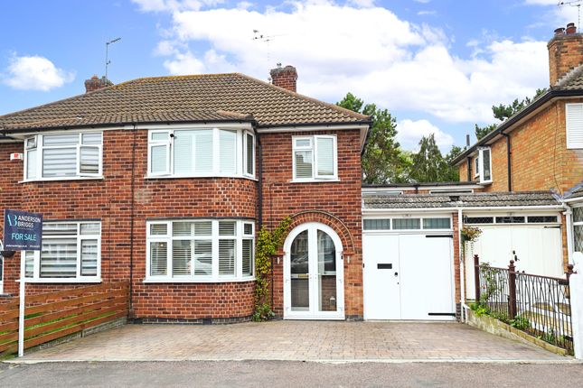 Thumbnail Semi-detached house for sale in Mossdale Road, Leicester, Leicestershire