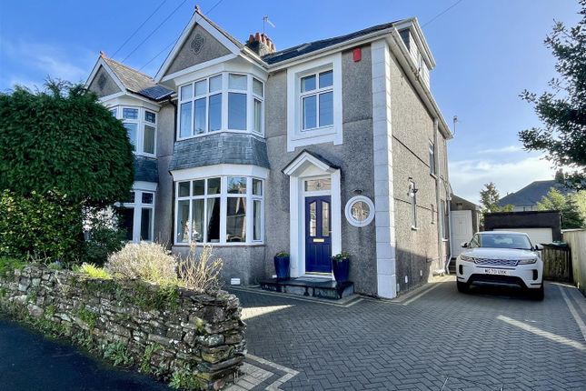 Semi-detached house for sale in 4 Tor Crescent, Hartley, Plymouth