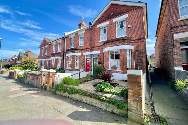 Thumbnail End terrace house for sale in Motcombe Road, Old Town, Eastbourne, East Sussex