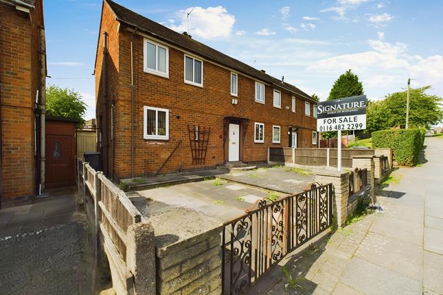 Thumbnail Semi-detached house for sale in Aikman Avenue, Leicester