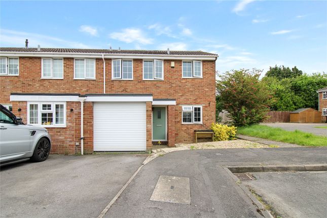 Thumbnail End terrace house for sale in Larchmore Close, Greenmeadow, Swindon, Wiltshire