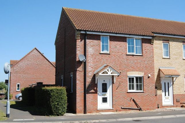 Thumbnail End terrace house to rent in The Hoplands, Sleaford