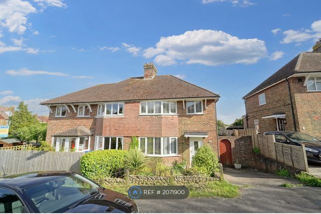 Thumbnail Semi-detached house to rent in Caburn Crescent, Lewes