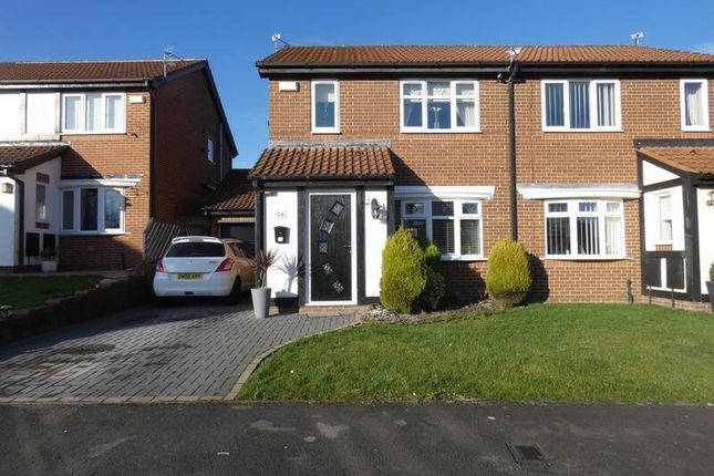Thumbnail Semi-detached house for sale in Atherton Close, Spennymoor