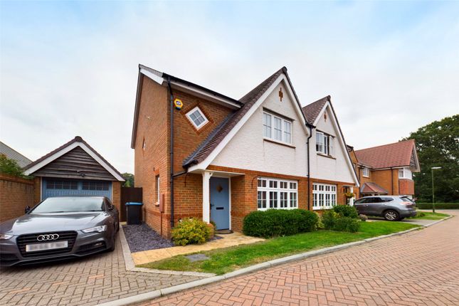 Thumbnail Semi-detached house for sale in Haynes Way, Pease Pottage, Crawley, West Sussex