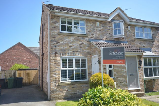 Semi-detached house to rent in Walton Chase, Thorp Arch, Wetherby, West Yorkshire