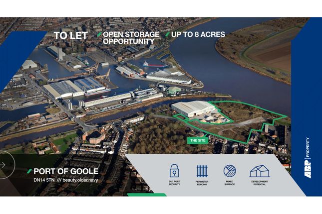 Thumbnail Land to let in Swinefleet Road, Port Of Goole, Goole, East Riding Of Yorkshire