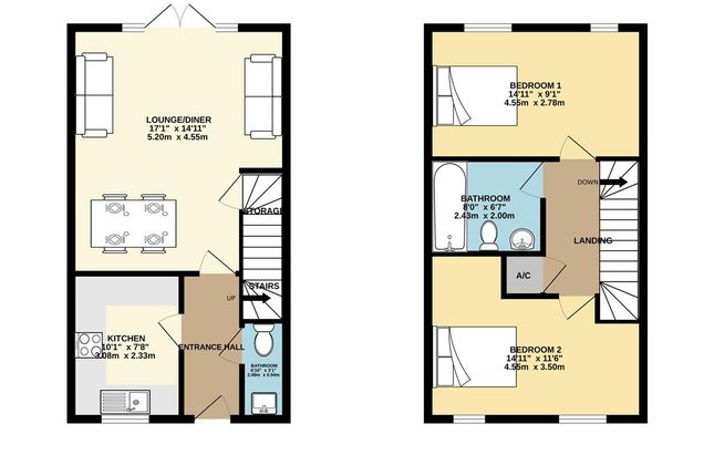 Terraced house for sale in Buckfast Way, West Bridgford, Nottingham