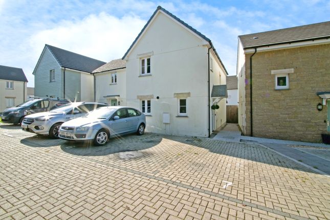 Thumbnail Semi-detached house for sale in Galingale Drive, Camborne, Cornwall