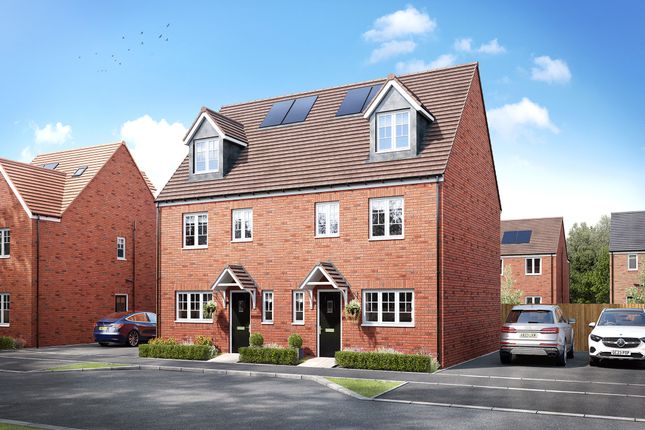 Thumbnail Semi-detached house for sale in "The Leicester" at Lower Way, Thatcham