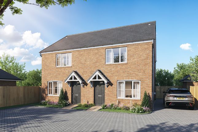 Semi-detached house for sale in "The Cherry" at Burdock Street, Corby