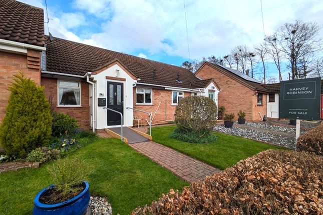 Terraced bungalow for sale in Field Close, Alconbury, Huntingdon