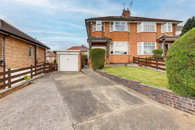 Thumbnail Semi-detached house for sale in Cantley Avenue, Gedling, Nottinghamshire