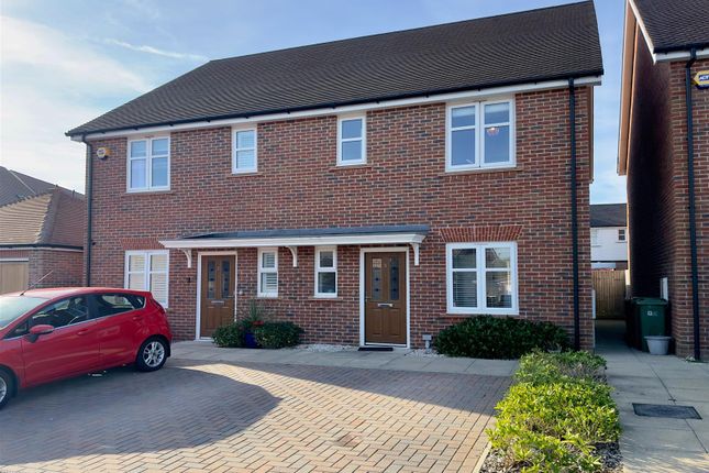 Thumbnail Semi-detached house for sale in Bradford Mews, Southwater, Horsham