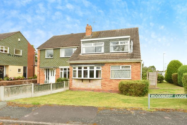 Thumbnail Semi-detached house for sale in Woodberry Close, Stafford