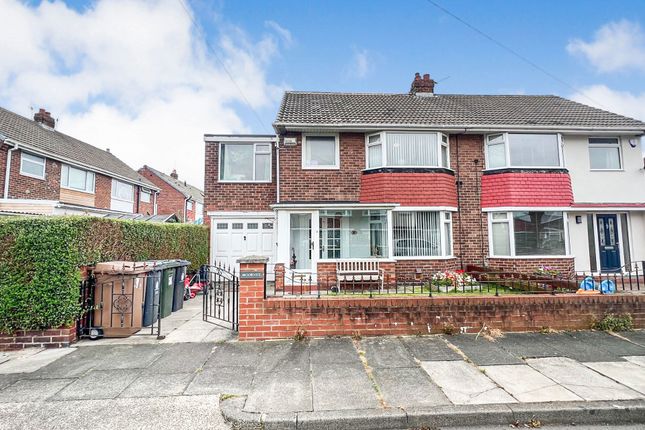 Thumbnail Semi-detached house for sale in Moorhouses Road, North Shields
