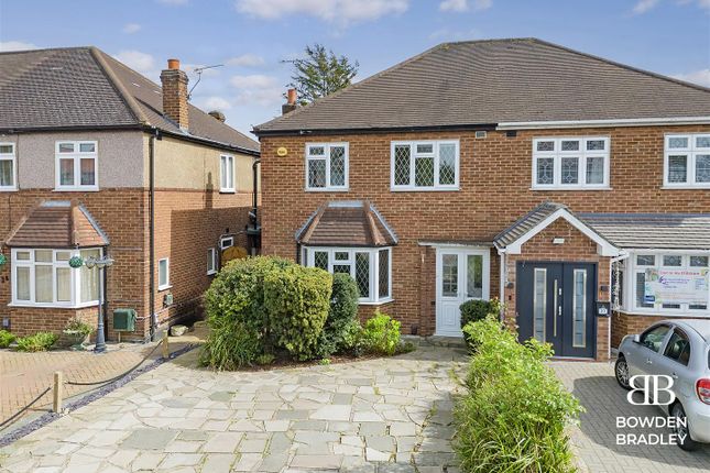 Thumbnail Semi-detached house for sale in Chalgrove Crescent, Clayhall, Ilford