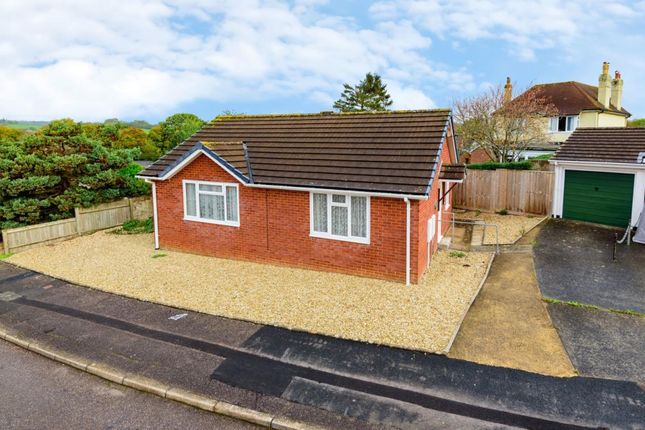Thumbnail Detached bungalow for sale in Rosewell Close, Honiton, Devon