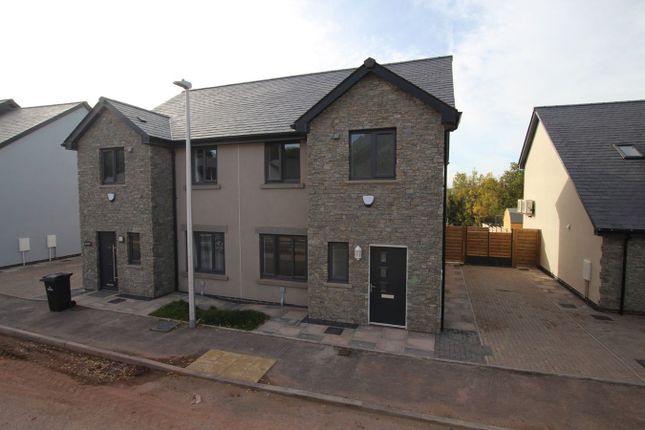 Semi-detached house for sale in Hoggan Park, Brecon, Brecon
