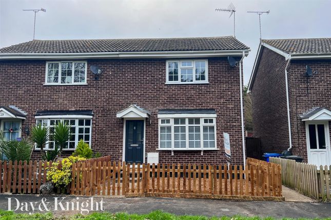 Thumbnail Semi-detached house for sale in Peregrine Way, Kessingland, Lowestoft