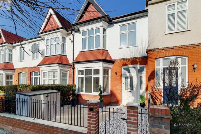 Thumbnail Terraced house for sale in Highwood Avenue, North Finchley