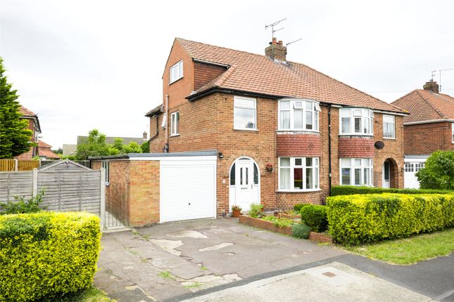 Thumbnail Semi-detached house for sale in Rawcliffe Croft, York, North Yorkshire