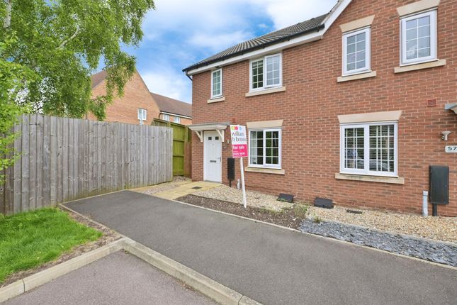 Thumbnail End terrace house for sale in Bradley Drive, Grantham