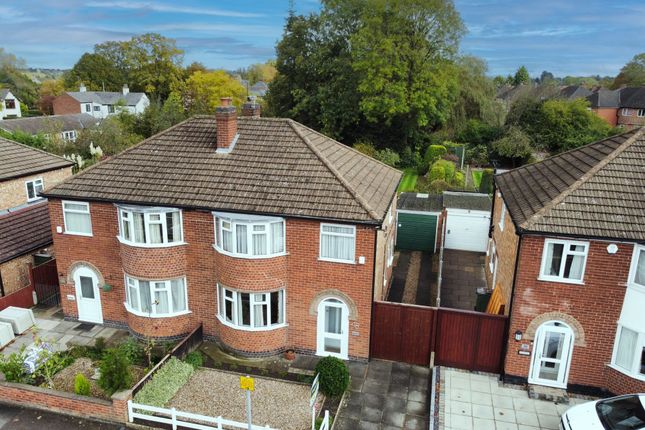 Semi-detached house for sale in Guilford Drive, Wigston, Leicester